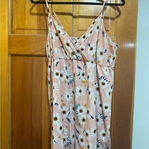 Floral Spaghetti Strap Romper